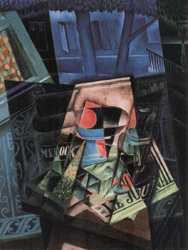 Juan Gris The still life in front of Window Germany oil painting art